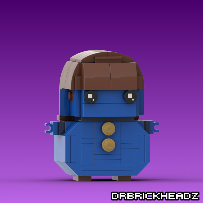 Lego Blueberry Violet Beauregarde (Willy Wonka & The Chocolate Factory) Brickheadz