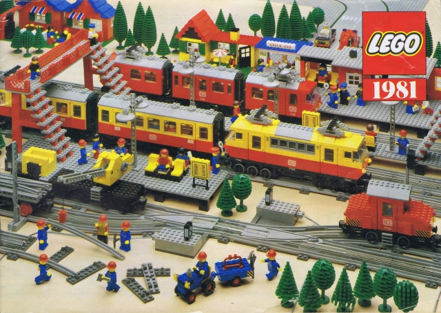 Lego 1981 Medium Train European (EU III 110179/110279 UK/I/F)