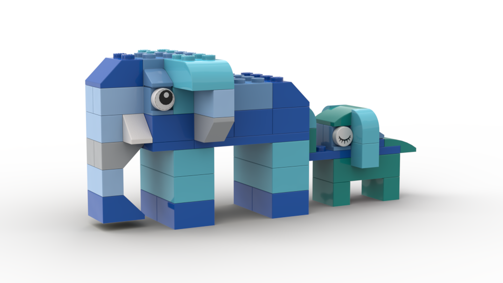 Lego 11011 Elephants