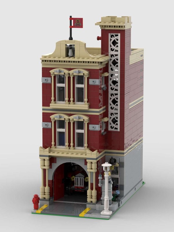 Lego 10263 Winter Village Fire Station Modular