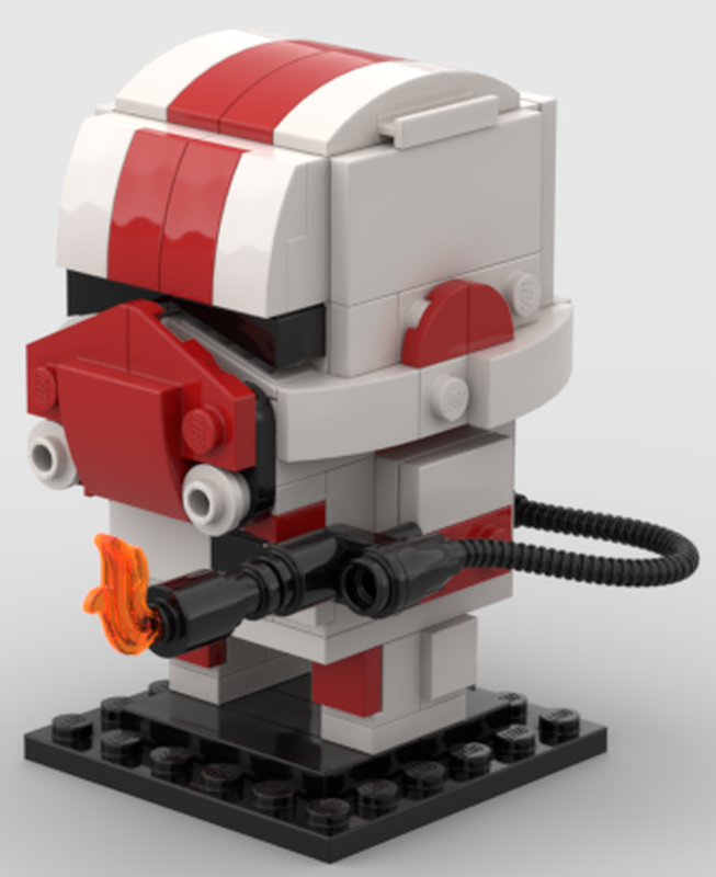 Lego Storm Trooper with Heavy Flamer