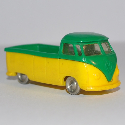 Lego HO Scale VW Pickup - Yellow Base / Blue