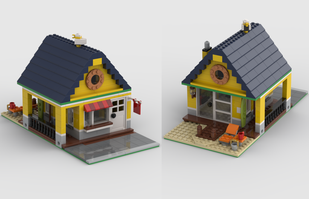 Lego Beach Hut Modular