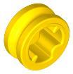 Lego Technic Bush 1/2 Smooth / Yellow