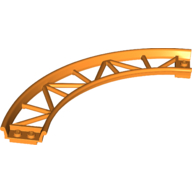 Lego Vehicle Track, Roller Coaster, Curve / Orange