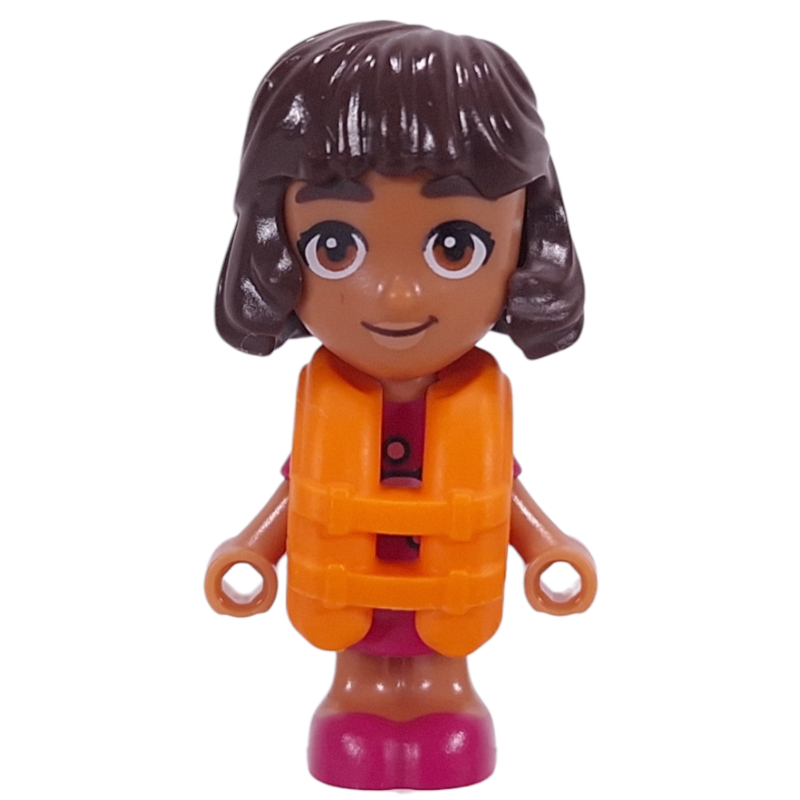 Lego Alba, Magenta Dress, Life Vest