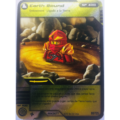 Lego Trading Card, Ninjago Deck #2: 80 - Earth Bound - North American Version