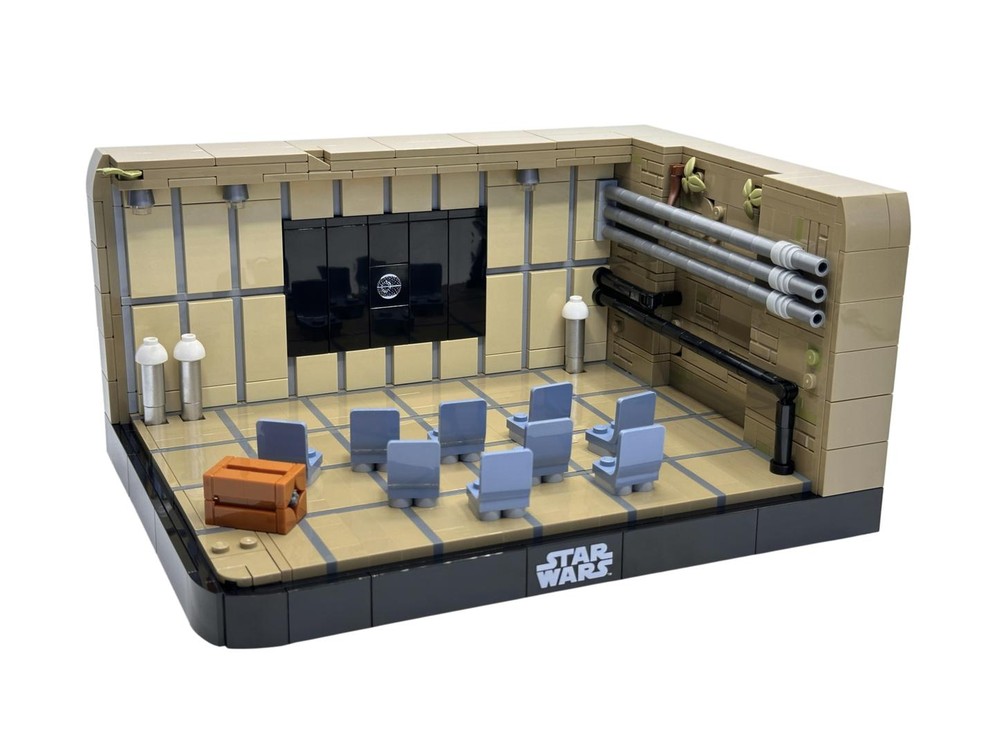 Lego Yavin IV Rebel Base Briefing Room Diorama MOC