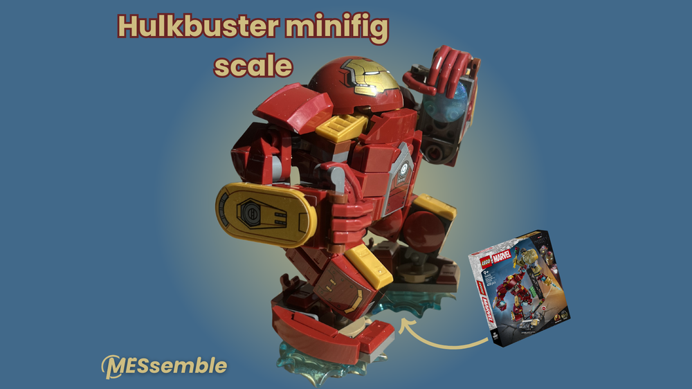 Lego Hulkbuster in Minifig Scale