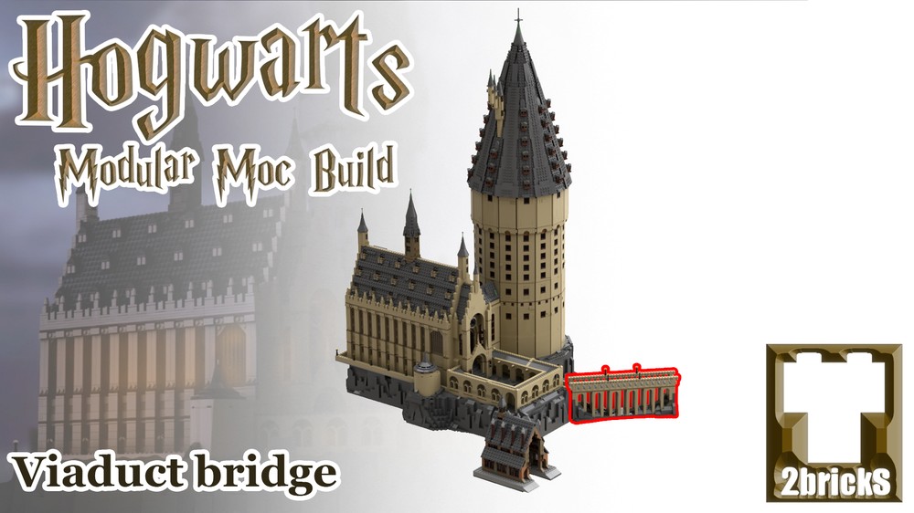 Lego Magic School Modular Viaduct Bridge