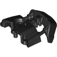 Lego Large Figure Limb / Torso Cover, Armor (Toa Okoto) / Black