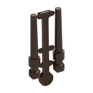 Lego Equipment Wand Sprue [Complete Set of 2] / Dark Brown