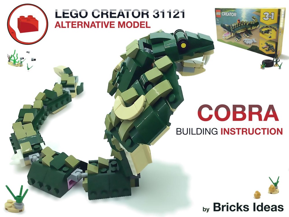 Lego Cobra Snake - Lego Creator 31121