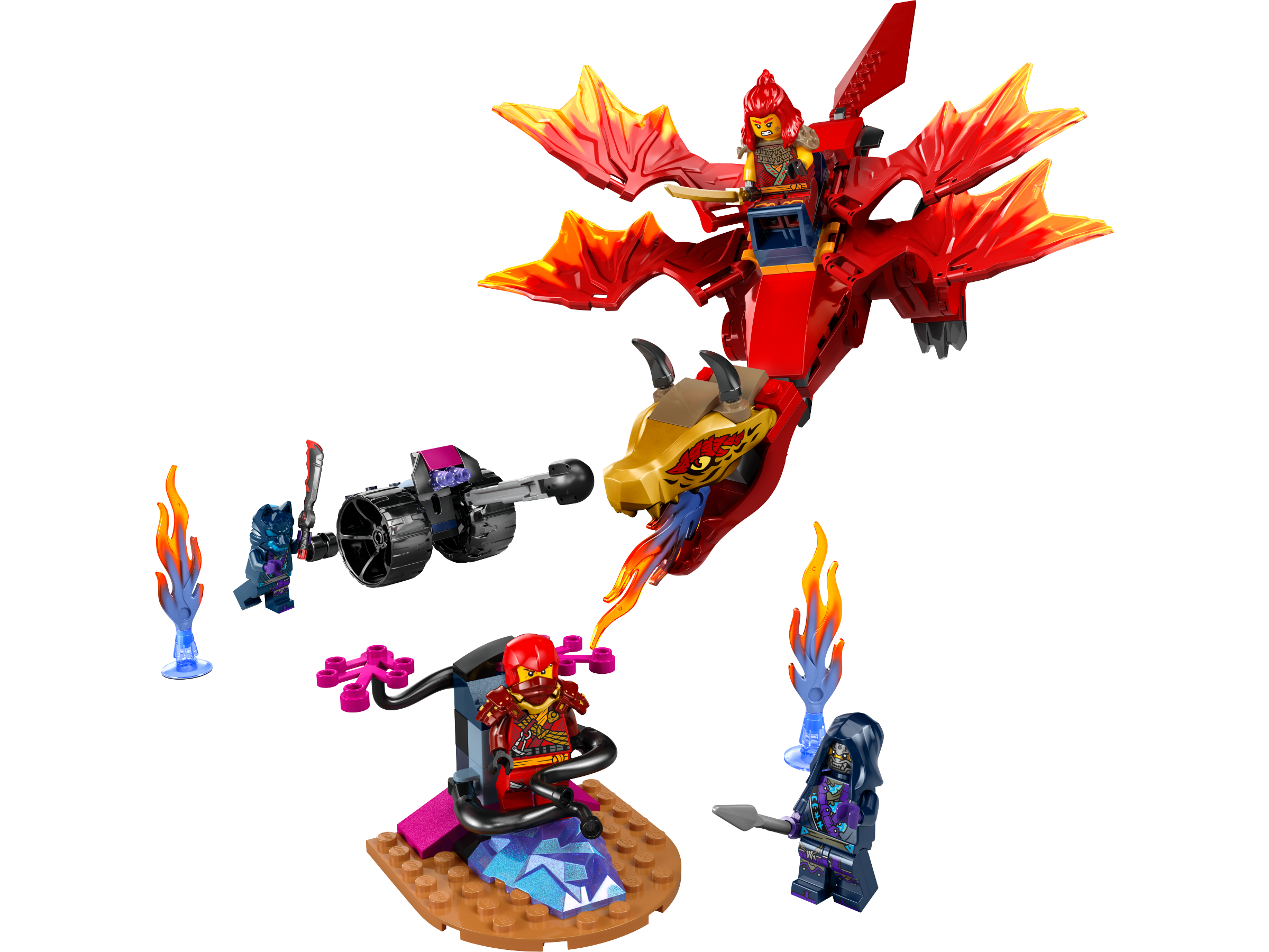 Lego Kai's Source Dragon Battle