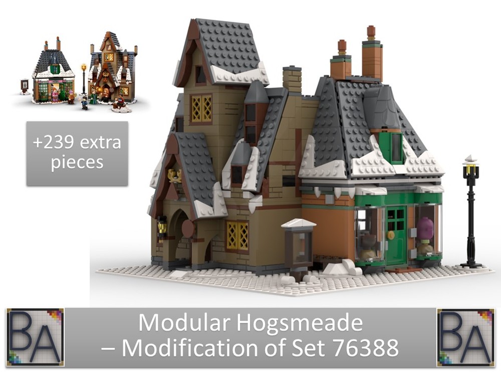 Lego Modular Hogsmeade - Modification of set 76388