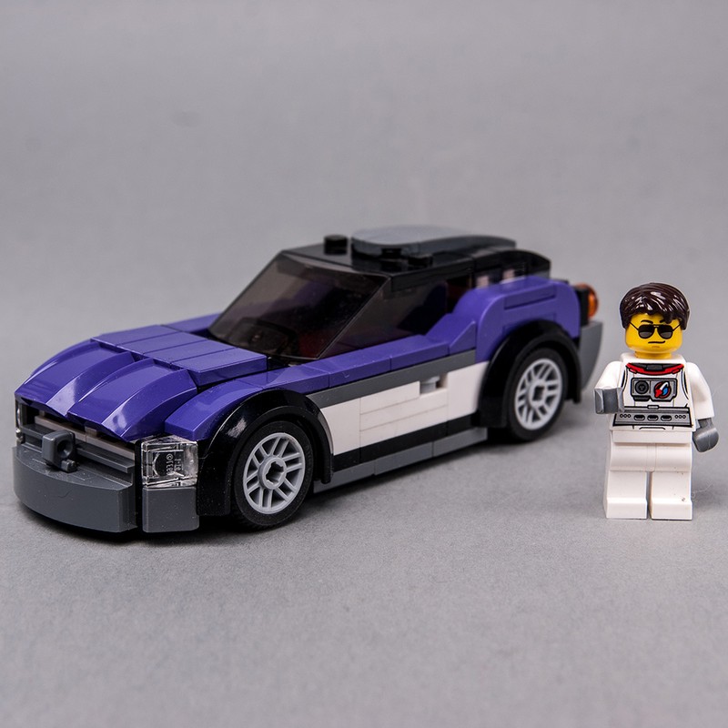 Lego Dark Purple City Coupe