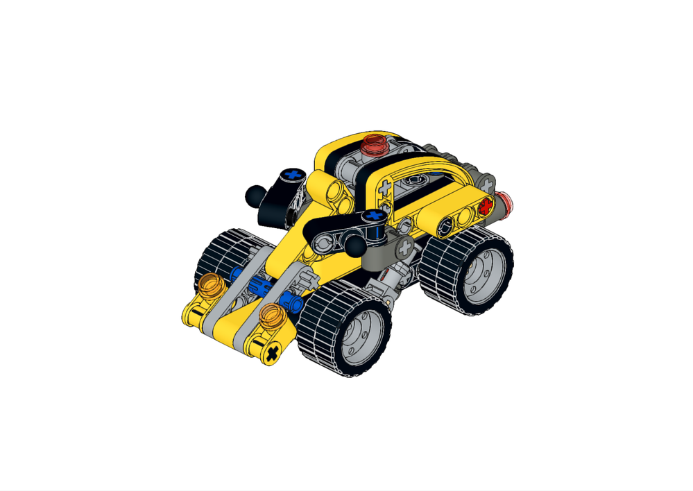 Lego Battle Car with Stand