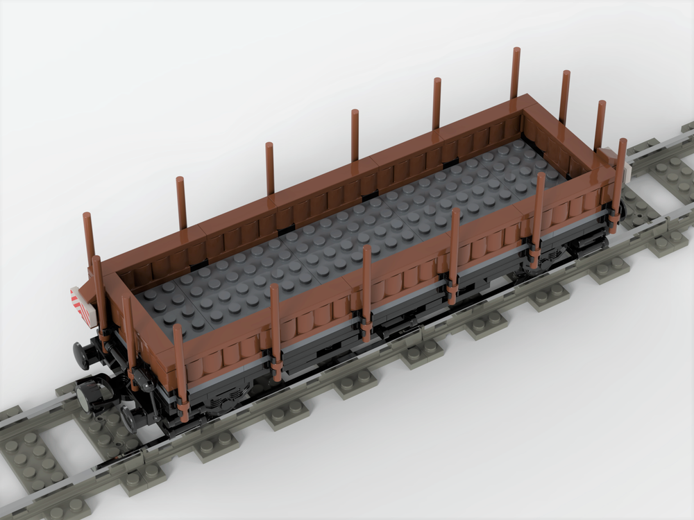 Lego Stake Wagon / Flat Wagon – 2-axles