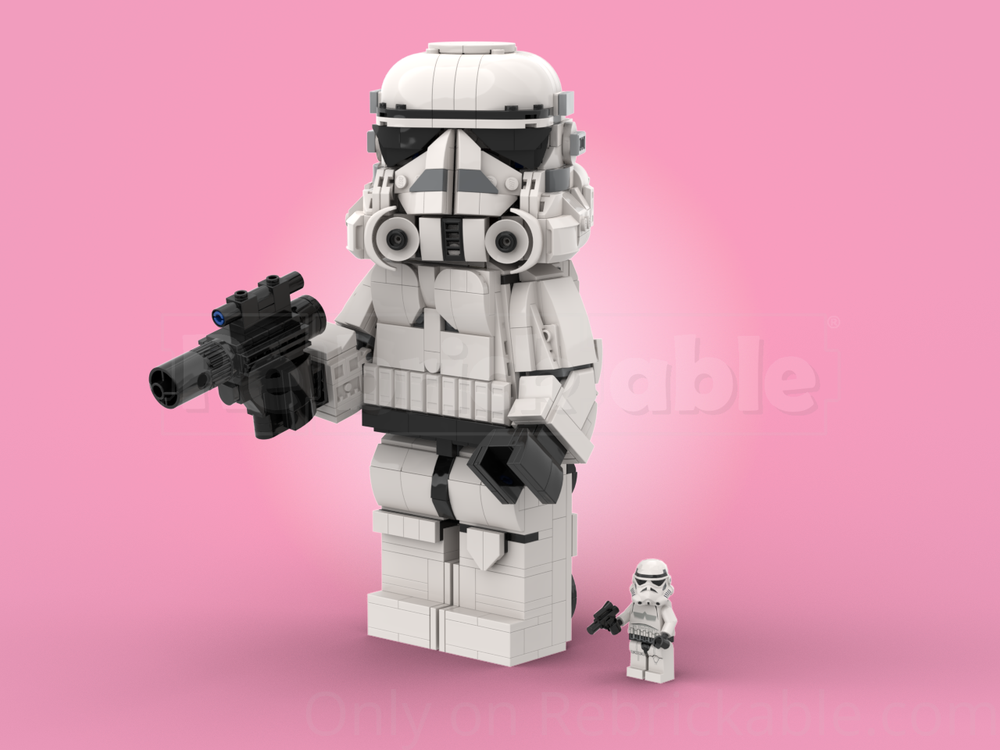 Lego Storm trooper (Up scaled minifigure)