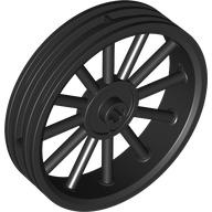 Lego Wheel 56 x13 with Spokes / Black