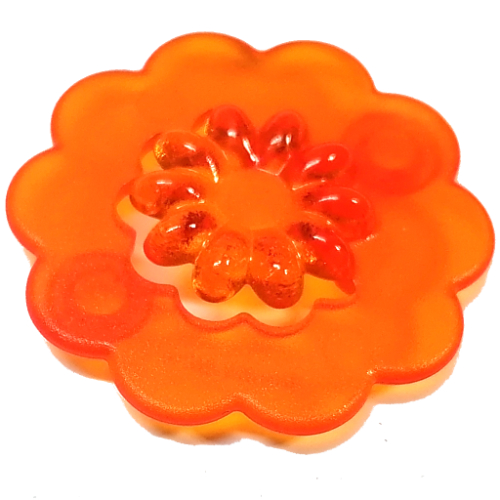 Lego Clikits Icon, Flower 4.5 x 4.5 with 10 Petals, 2 Pins