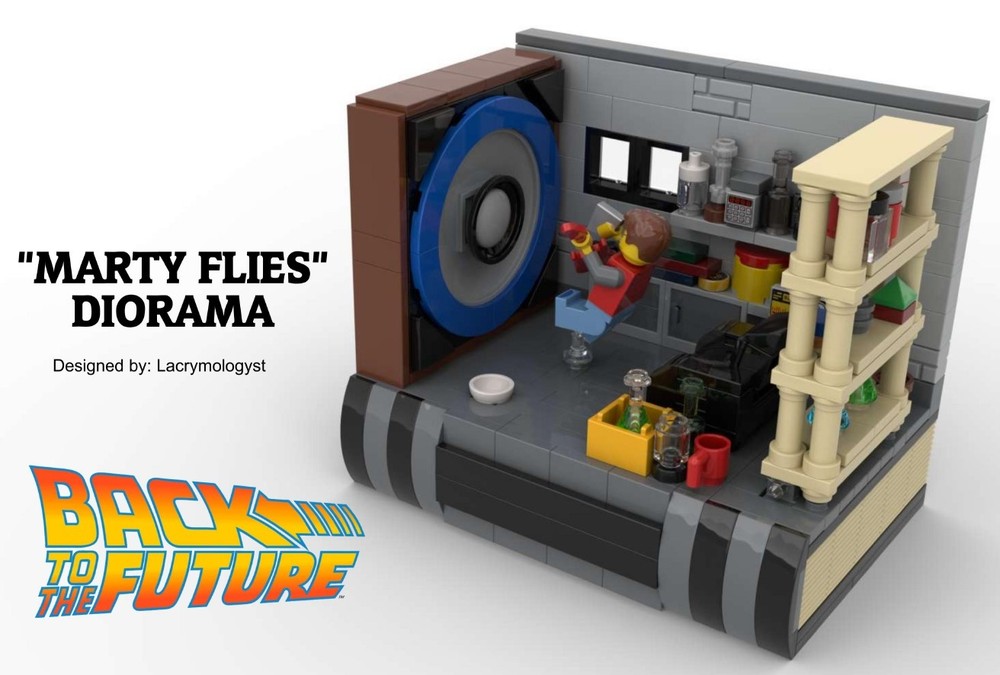 Lego Marty Flies Diorama