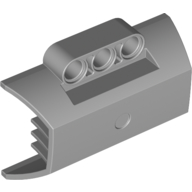 Lego Technic Engine Block Half / Side Intake Panel / Light Bluish Gray