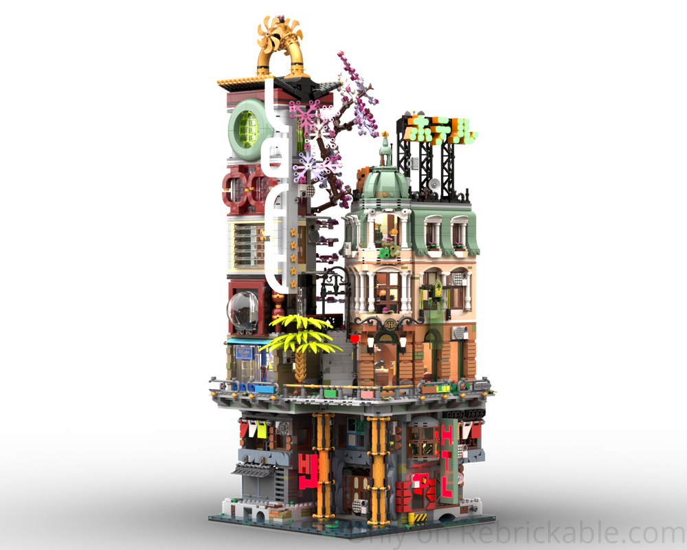 Lego Ninjago City Hotel Corner