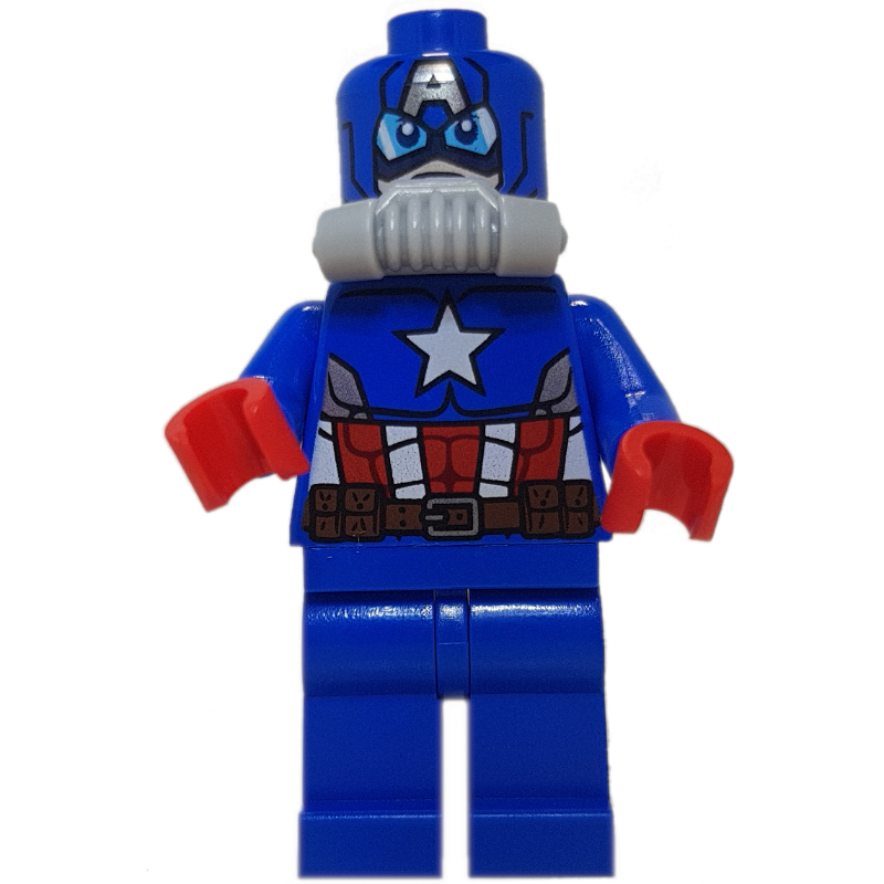 Lego Captain America in Scuba Suit with Printed Mask