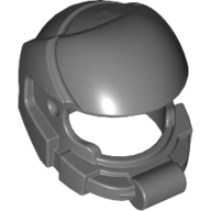 Lego Helmet Space / Dark Bluish Gray