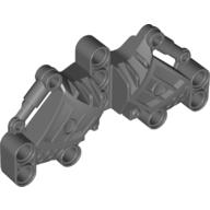 Lego Large Figure Skeletal, Torso, Upper, with 9 Holes (Mahri Kongu) / Dark Bluish Gray