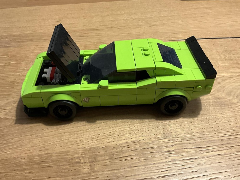 Lego Dodge Challenger SRT hellcat frontmod