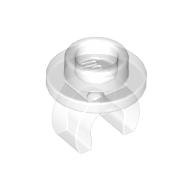 Lego Plate Round 1 x 1 with Hollow Stud and Underside Clip / Trans-Clear