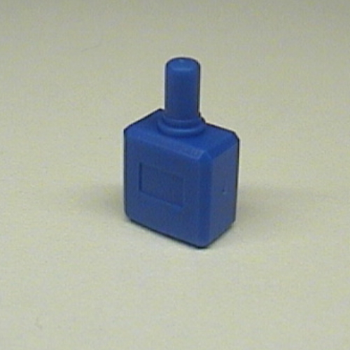 Lego Belville / Scala, Equipment, Bottle Perfume with Rectangle Base / Blue