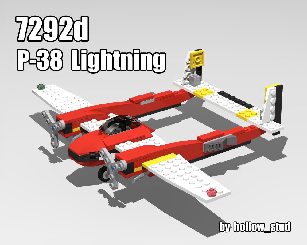 Lego 7292d P-38 Lightning
