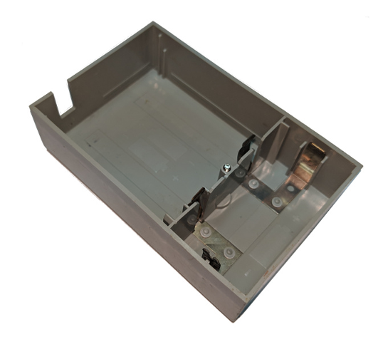 Lego Electric 4.5V Battery Box 6 x 11 x 3 1/3 Type III, Bottom / Light Gray