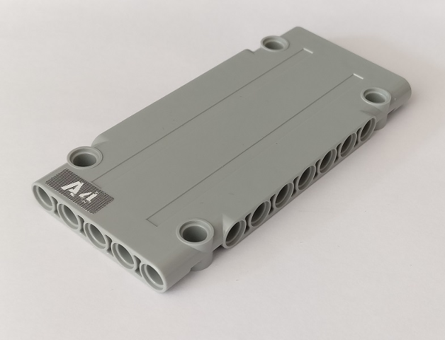 Lego Technic, Panel Plate 5 x 11 x 1 with 'A4' Pattern (Sticker) - Set 42082