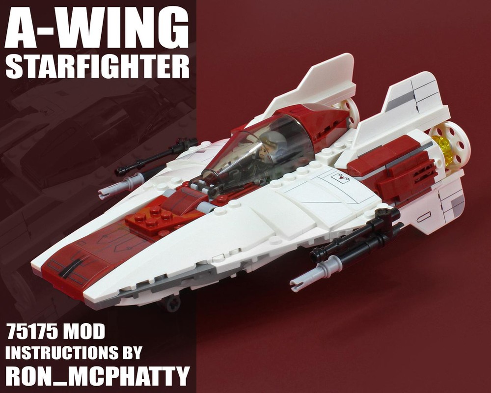 Lego Rebel A-Wing RZ-1 set 75175 MOD