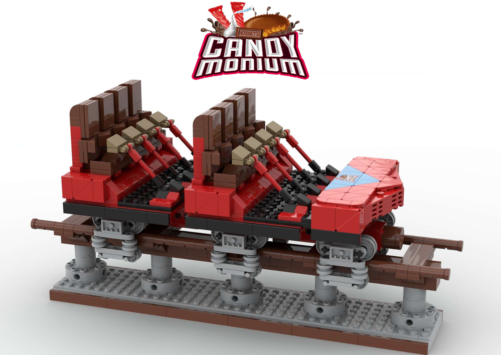 Lego ROLLERCOASTER - CANDYMONIUM - Hersheypark