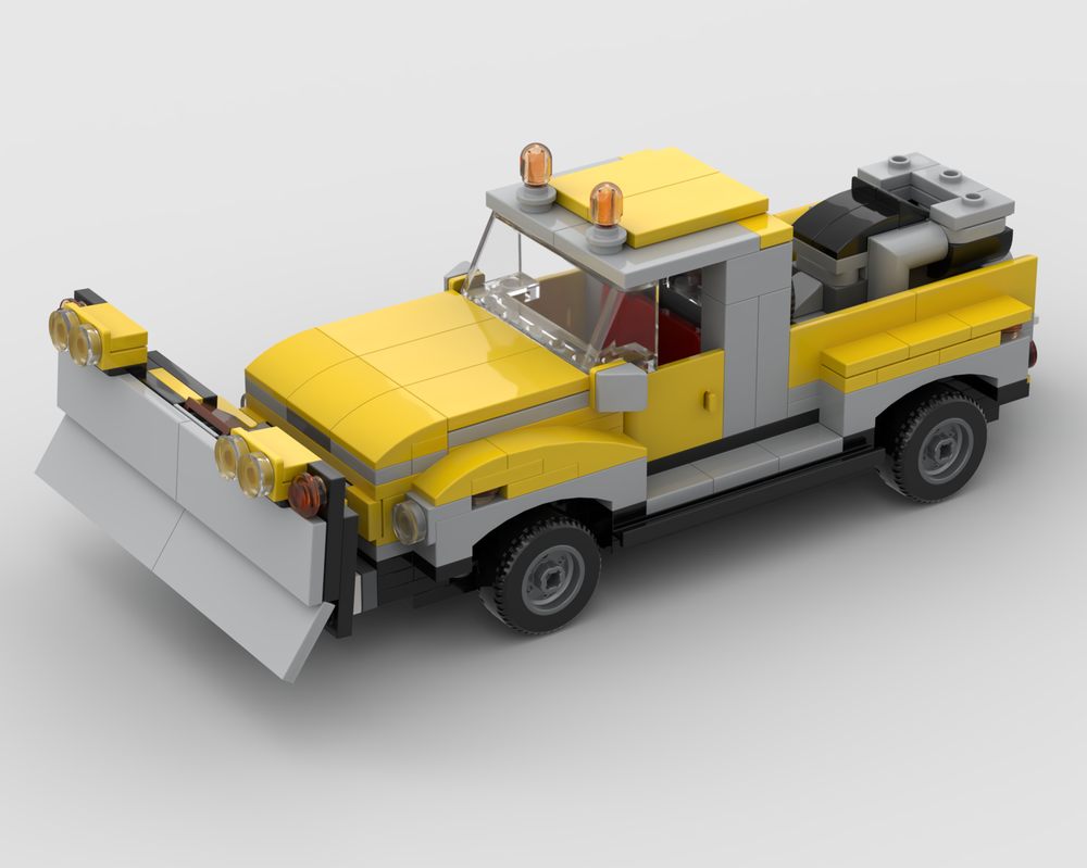 Lego Pickup Truck Snowplow
