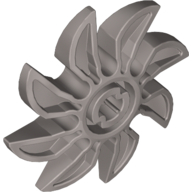 Lego Propeller 8 Blade 5 Diameter / Flat Silver