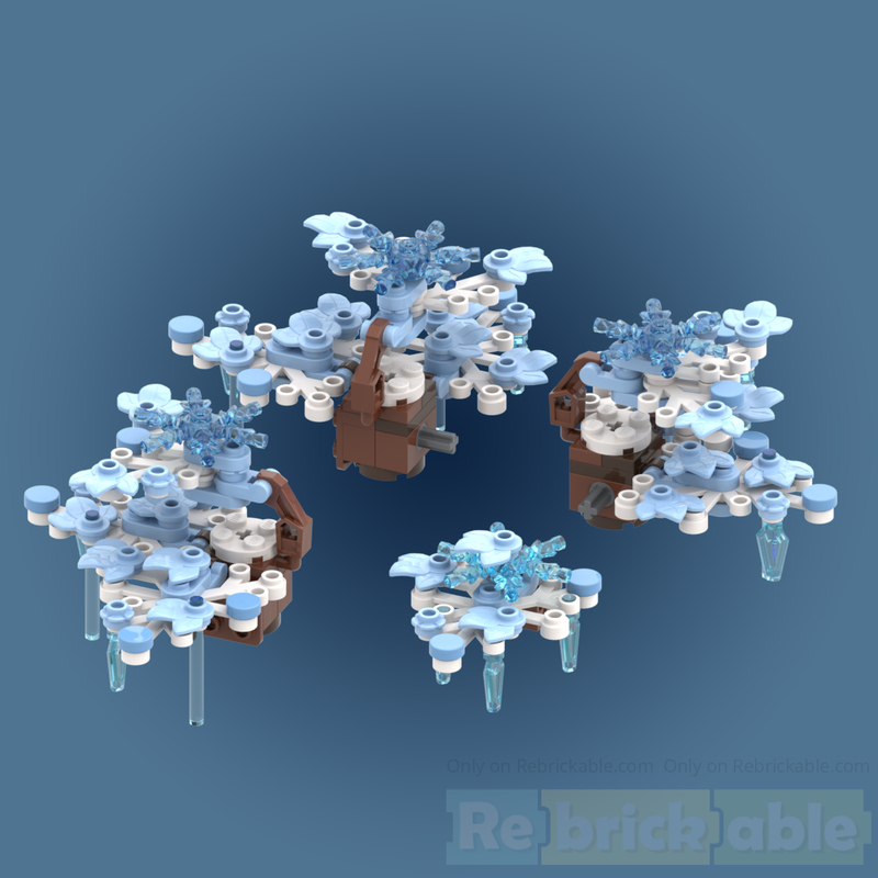 Lego Ice leaves for set 10281