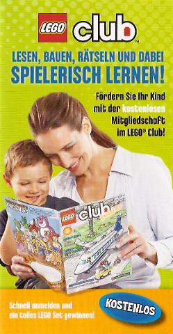 Lego 2011 Insert - LEGO Club - German (SAHSHP11)