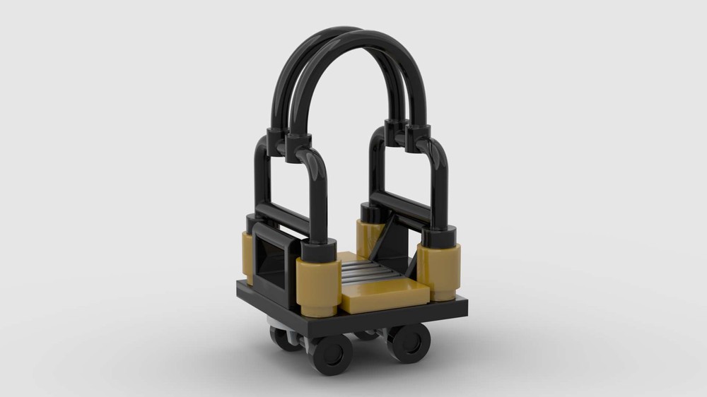 Lego Hotel Baggage Trolley v2