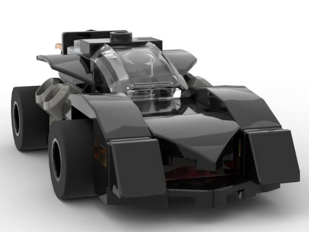 Lego Batmobile in mini scale