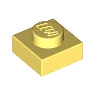 Lego Plate 1 x 1 / Bright Light Yellow