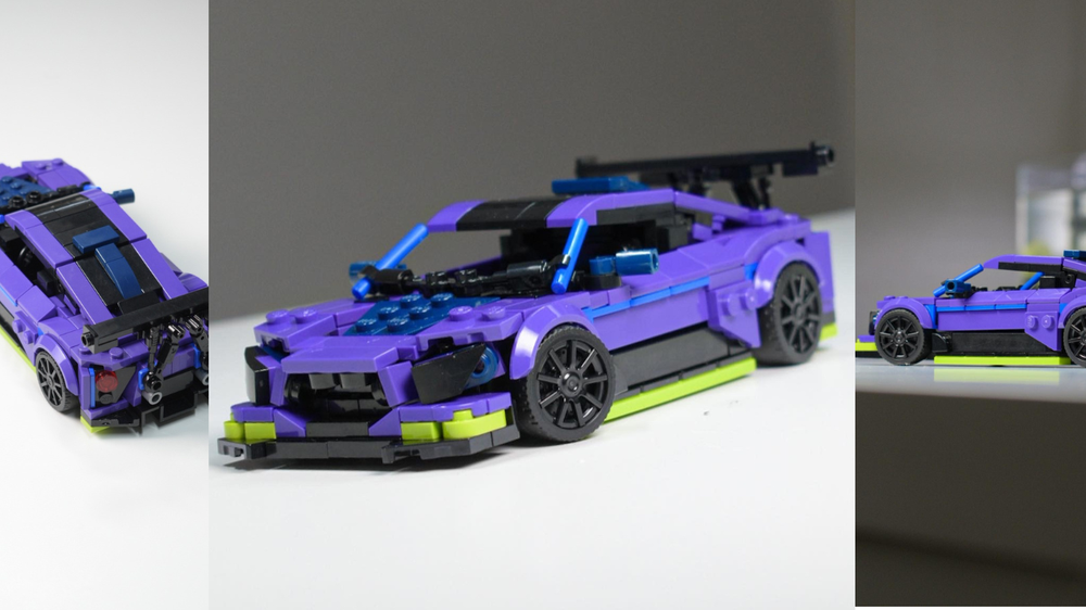 Lego Zenvo TSR-S in Purple