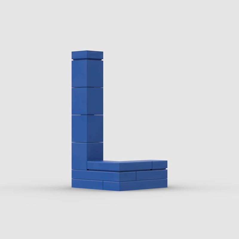 Lego 3D Letter L 3x3x5