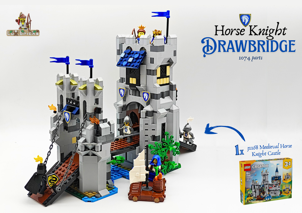 Lego Horse Knight Drawbridge