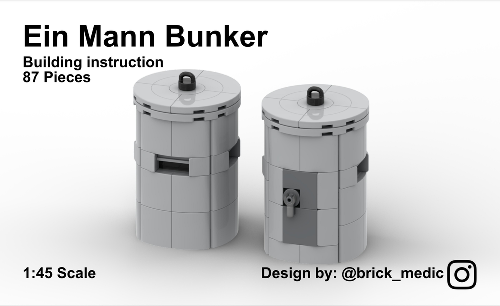 Lego Ein Mann Bunker